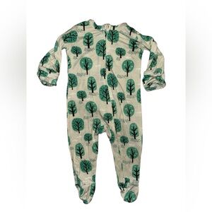 Larkspur Tree Print Baby Onesie